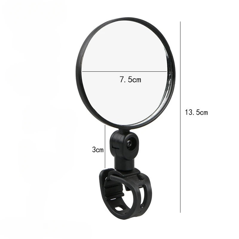 Rétroviseur Convexe 360° pour Guidon de Vélo