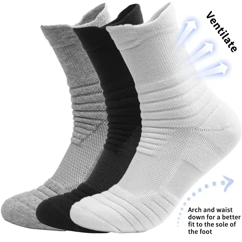Bamboo Blend Sport Socks - Men's 10-Pack Comfort