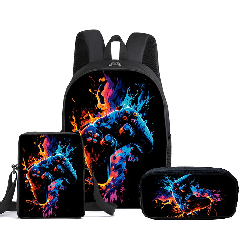 VINKA 3D Cartoon School Bag Set for Kids