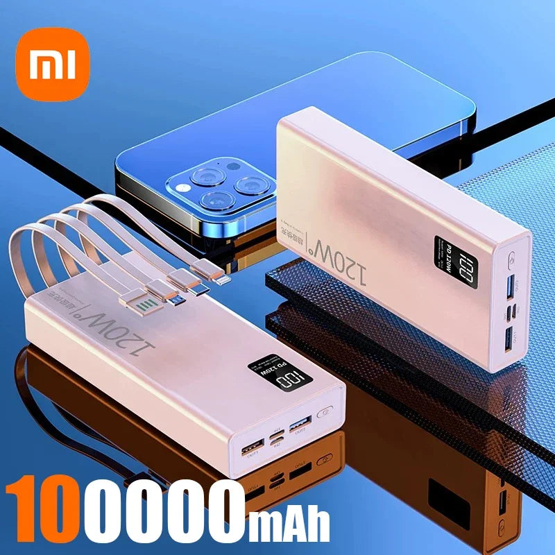 Xiaomi PowerBank 120W 4-en-1 Ultra Thin
