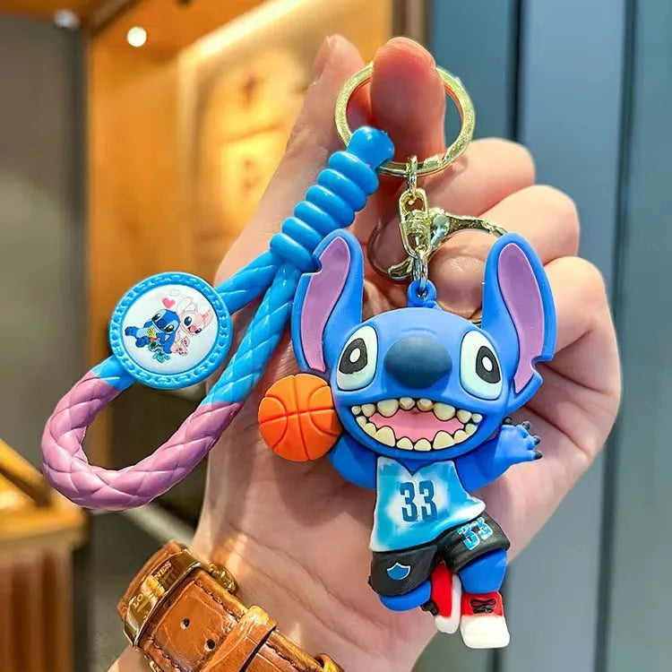 Disney Charm Keychains: Mickey, Minnie & Lilo Fun!