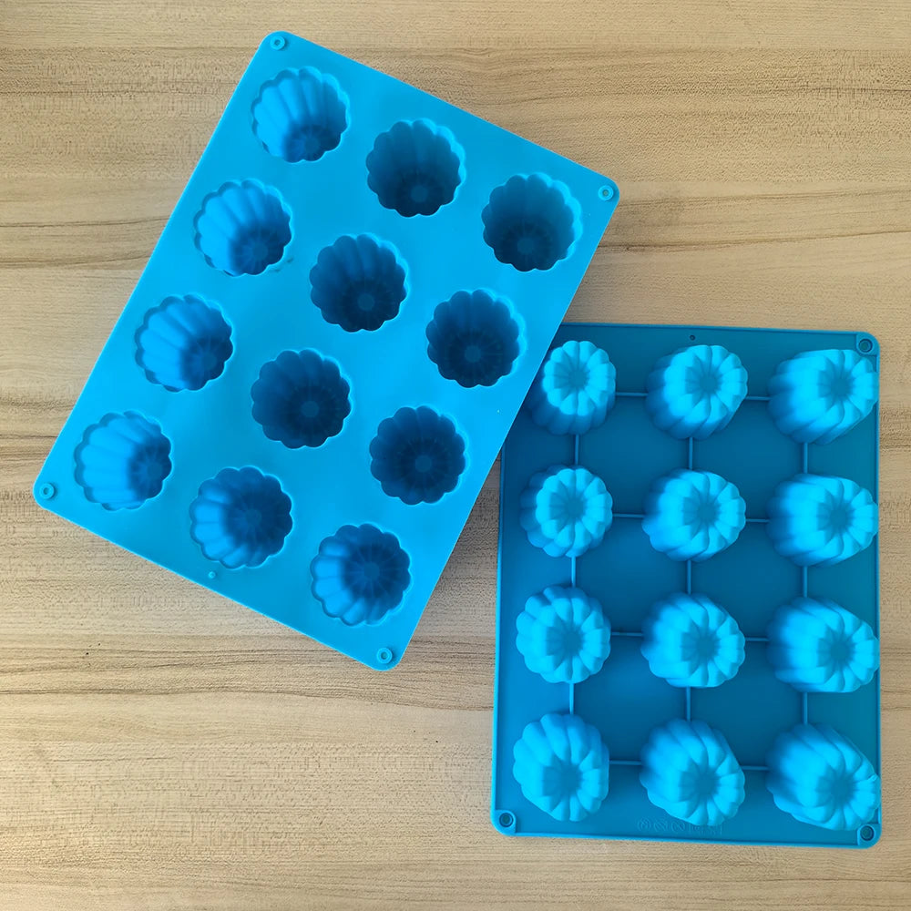 Moule Silicone Multi-Formes: Canelé, Beignet, Gâteau