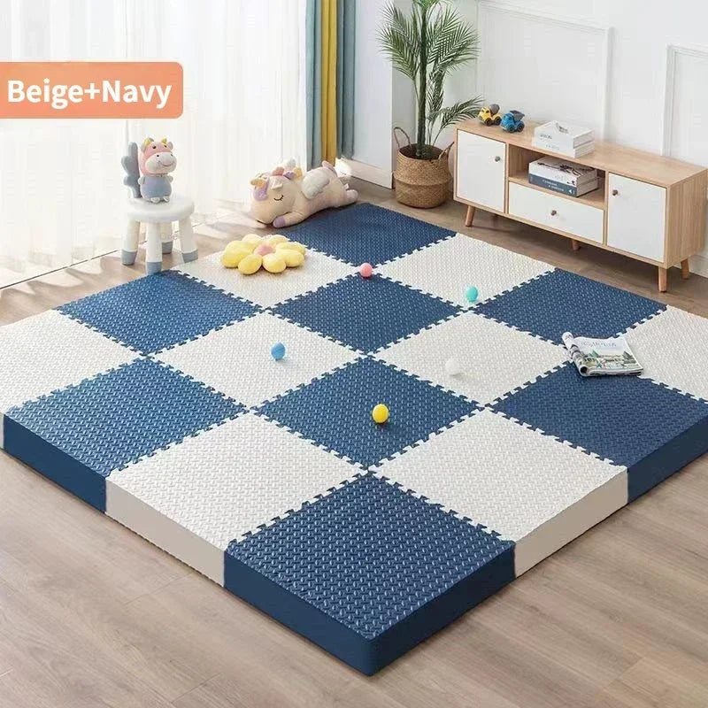 Tapis Puzzle Éva 16 pièces - Douceur et sécurité enfant