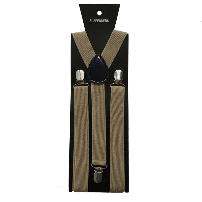 Bretelles Élégantes Unisexes en Polyester