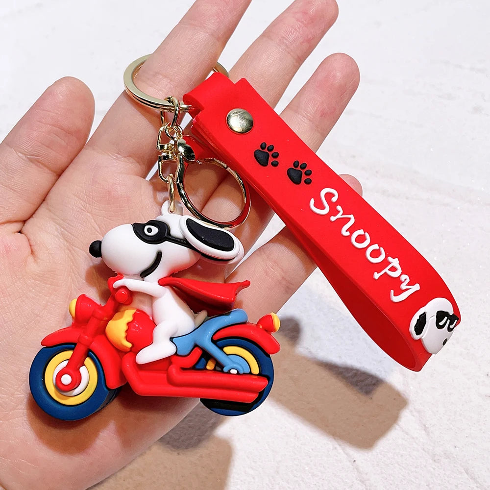 Snoopy Silicone Keychain Couple Pendant - Creative Charm