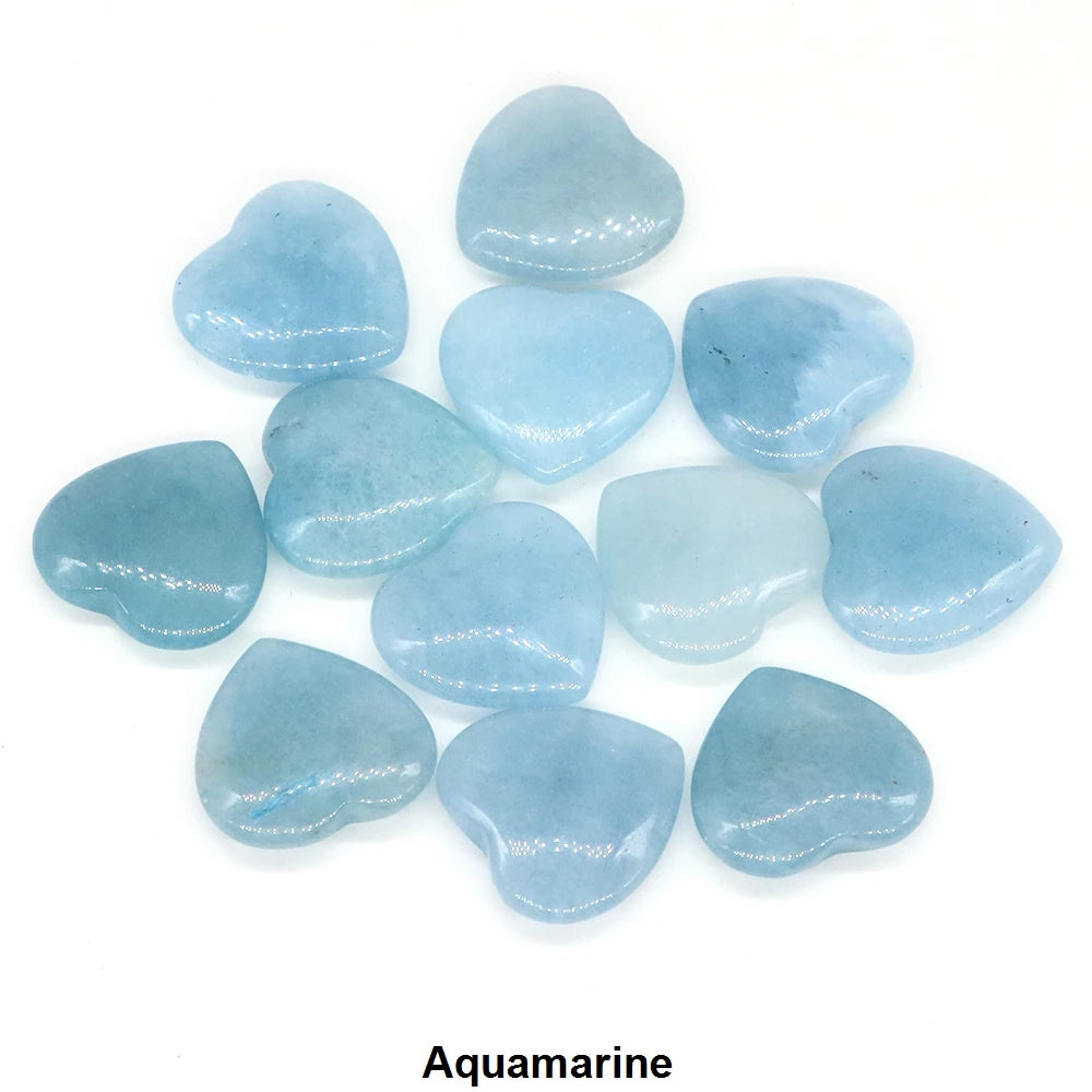 Cœur de Quartz Améthyste 20mm