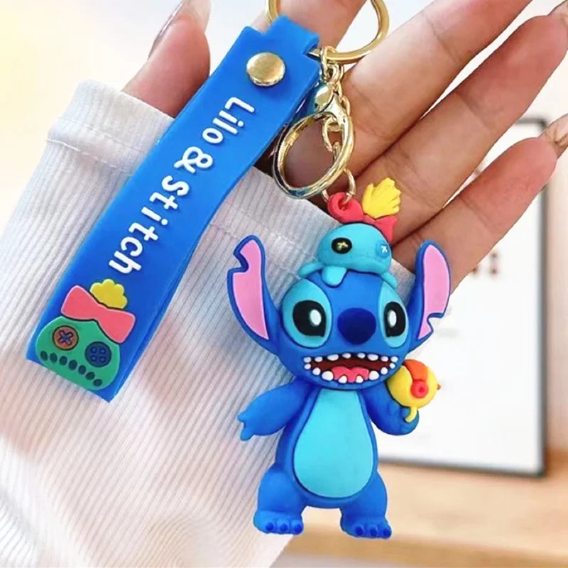 Disney Charm Keychains: Mickey, Minnie & Lilo Fun!