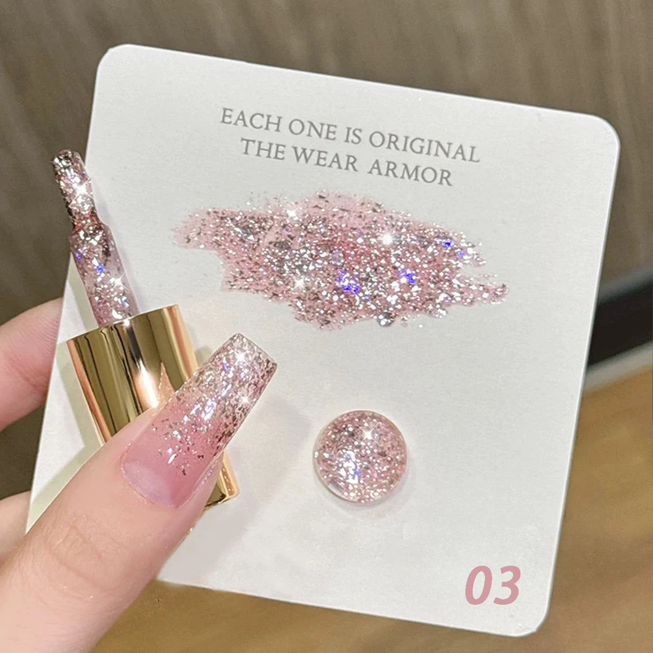 Vernis Gel Paillettes Mariage 12ml