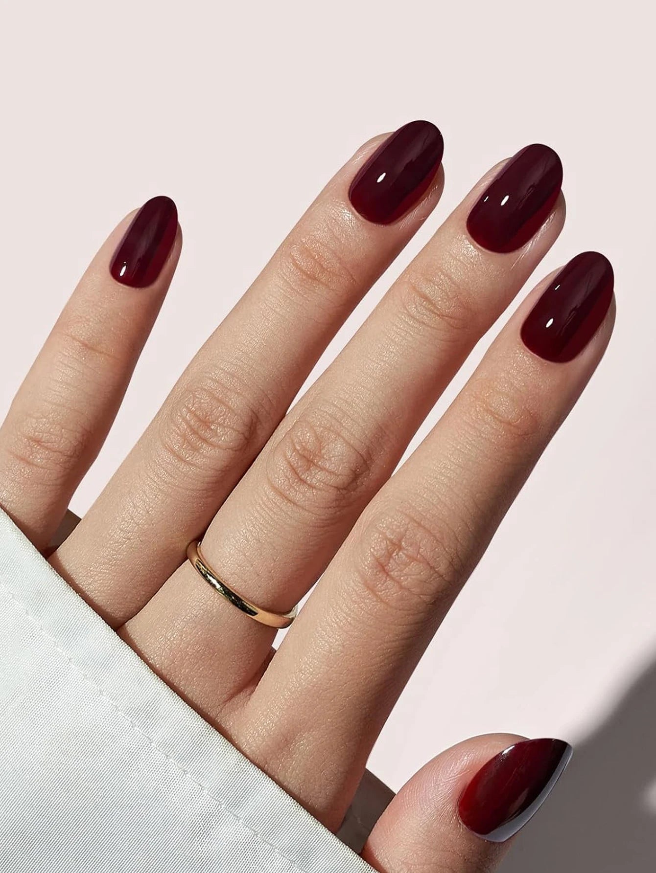 NailArt Éclat Rouge - 24 Faux Ongles