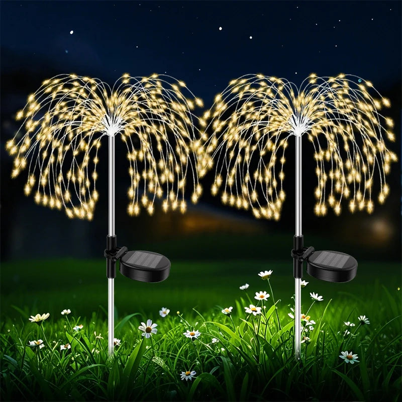 Lumières Solaires 200LED Jardin Étoilé