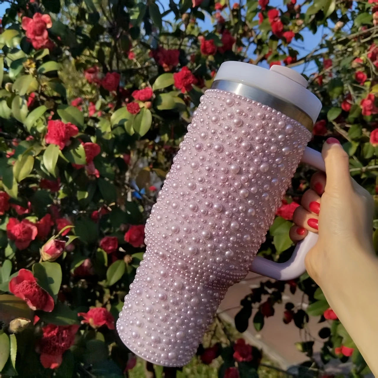 Éclat Gobelet 40oz: Luxe Isolé & Compatible Voiture