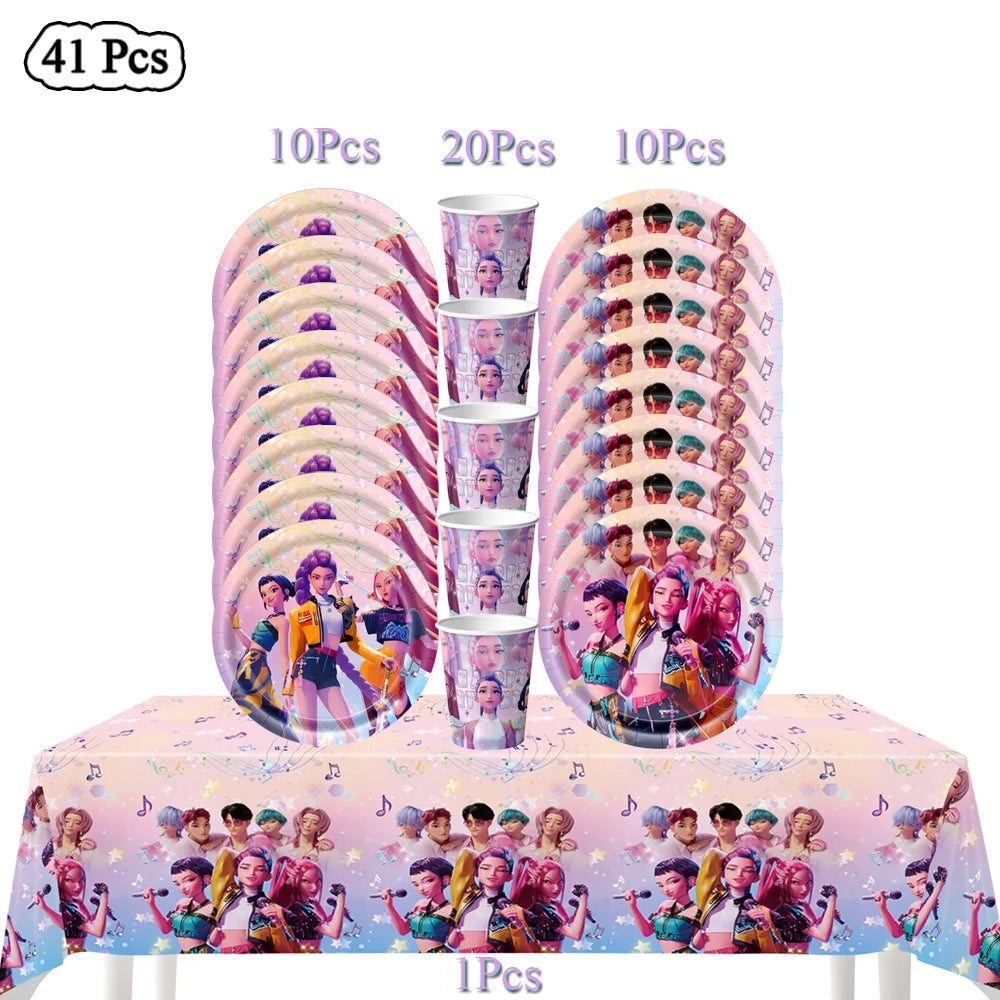 Fête Anime: Décor Chasseurs de Démons Kpop