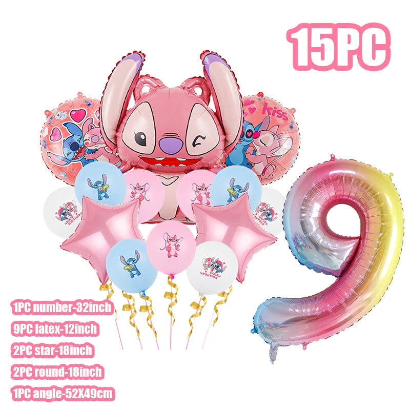 Disney Lilo & Stitch Pink Party Set
