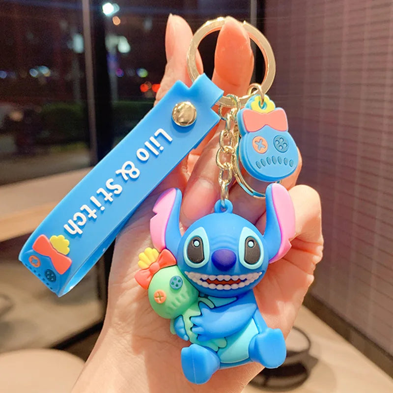 Disney Charm Keychains: Mickey, Minnie & Lilo Fun!