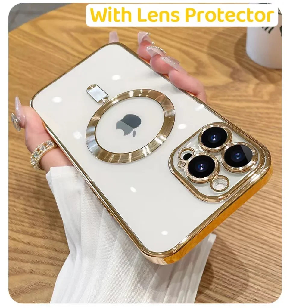 Étui Luxe Magnétique pour iPhone 16-11 avec Protection