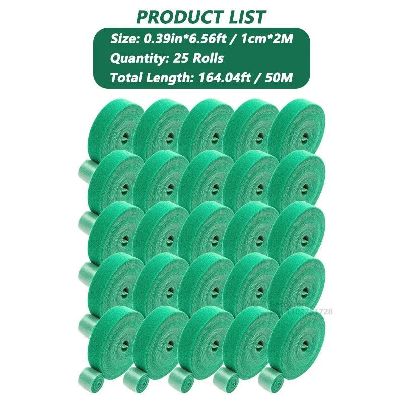 Nylon Plant Ties - Eco-Friendly Garden Support Straps