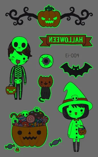 Tatouages Halloween Drôles pour Enfants