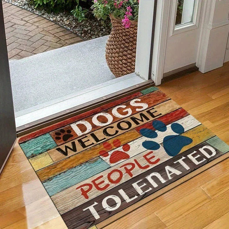 Tapis Squelette Antidérapant pour Entrée et Salle de Bain