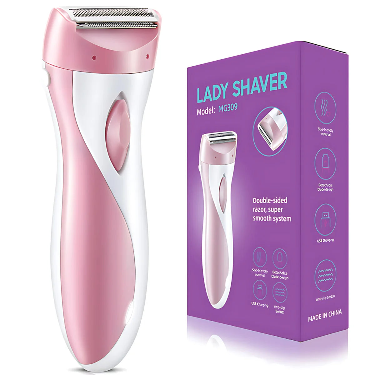 GroomEase: Épilateur Multi-Zones pour Femmes