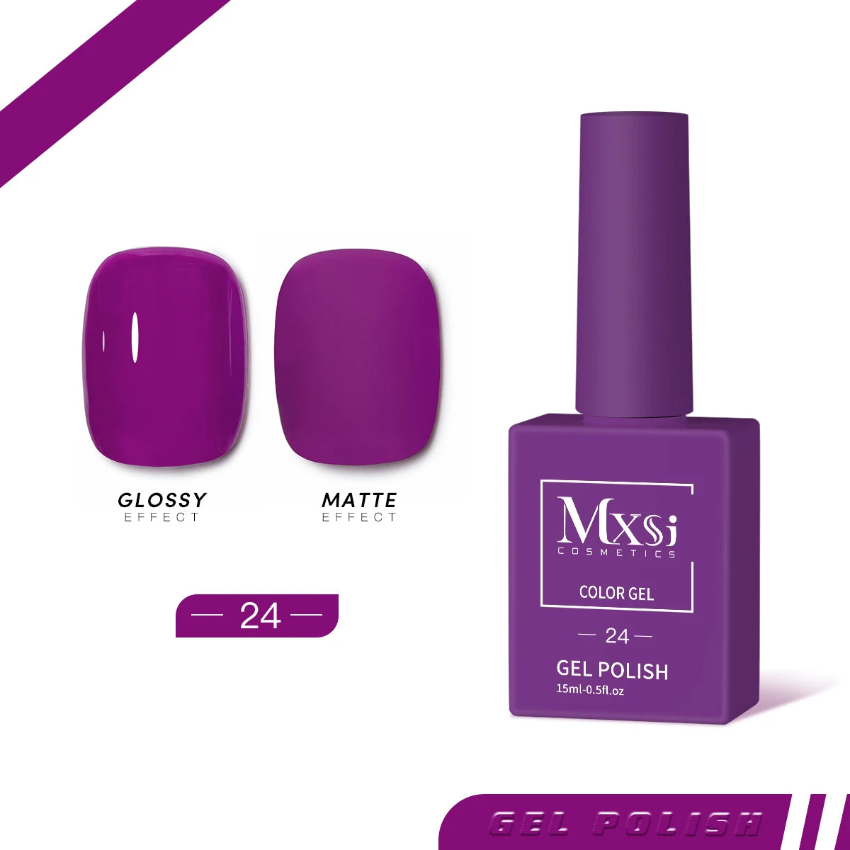 Vernis Gel Mxsi 15ml Couleurs Néo-Royal