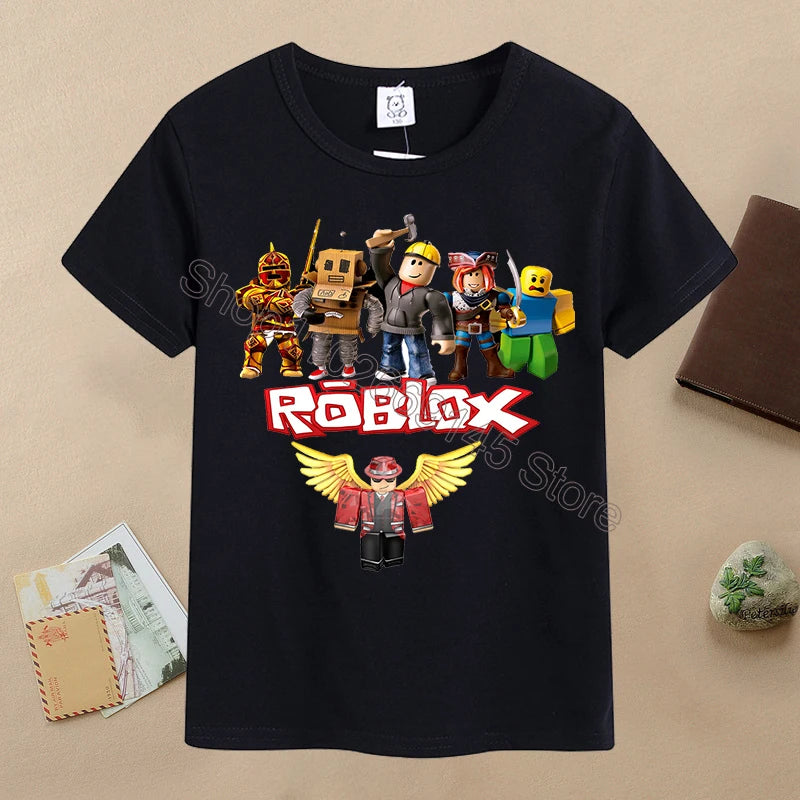 T-shirt Cartoon Enfant ROBLOX Été 6-12 ans