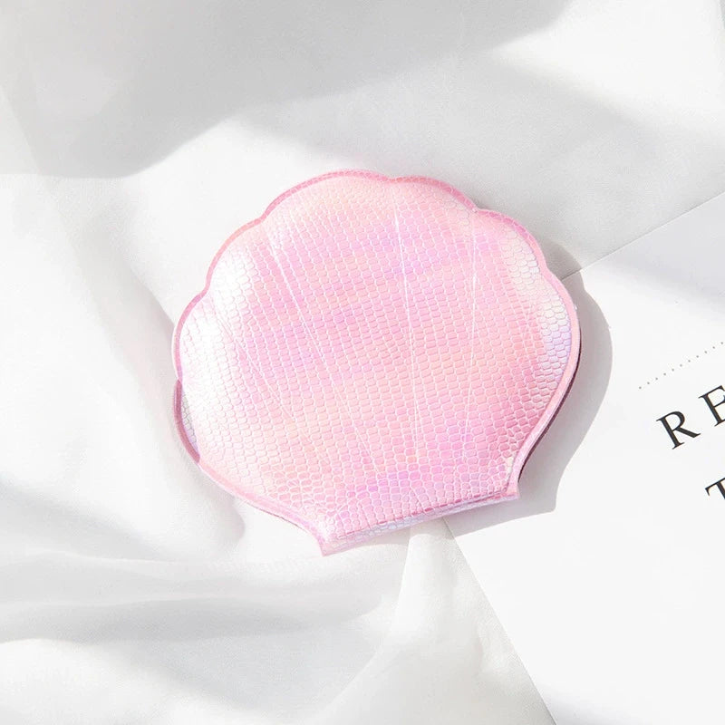 Miroir Coquillage 2X - Élégance et Précision en Voyage