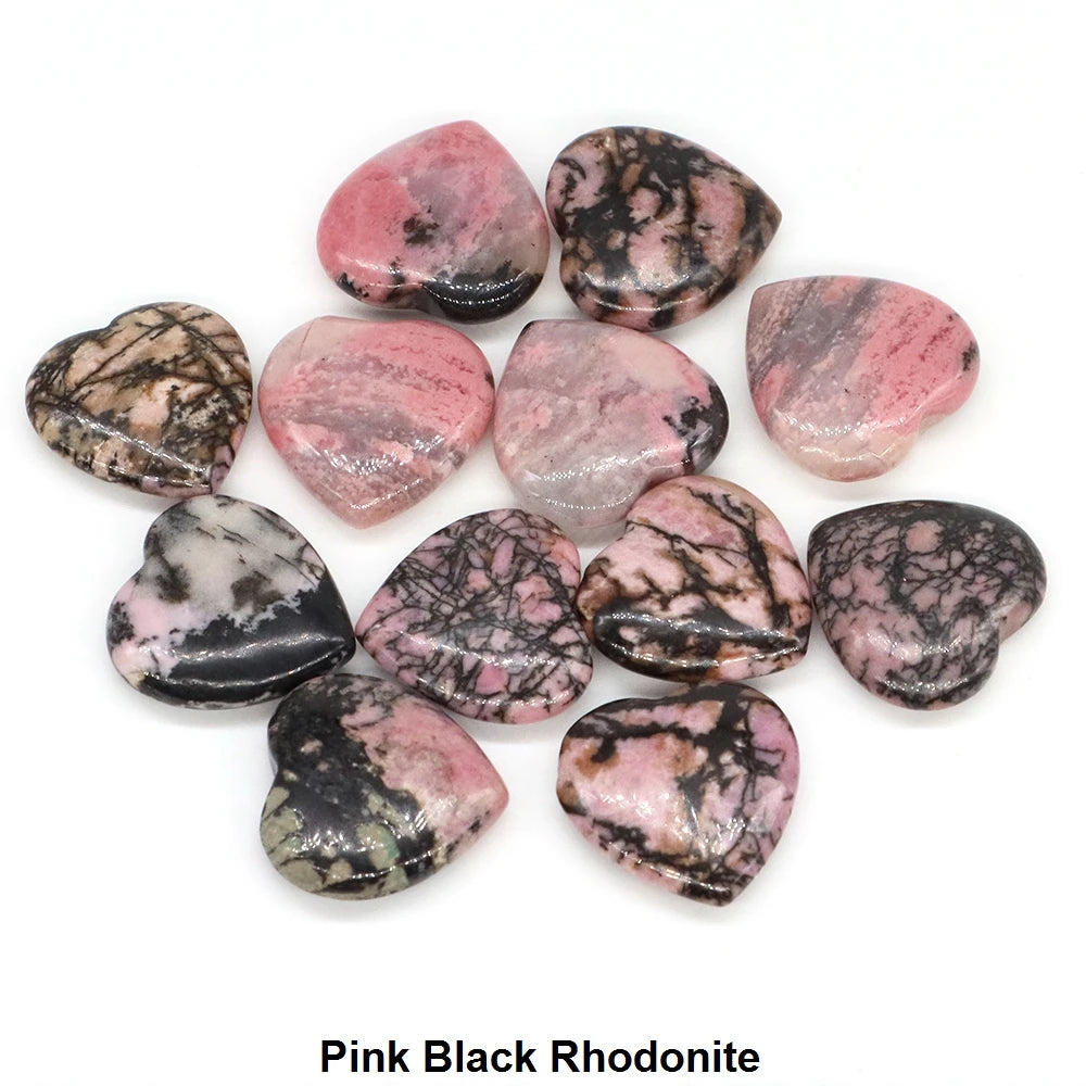 Cœur de Quartz Améthyste 20mm