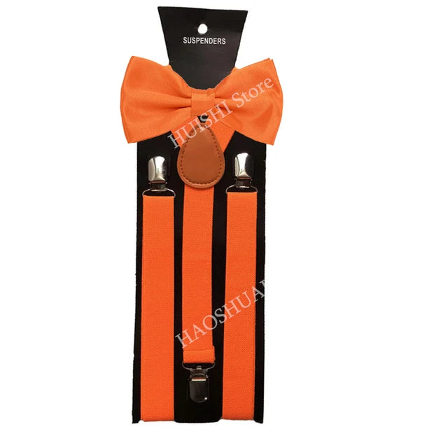 Chic Bowtie & Suspender Set for All Occasions