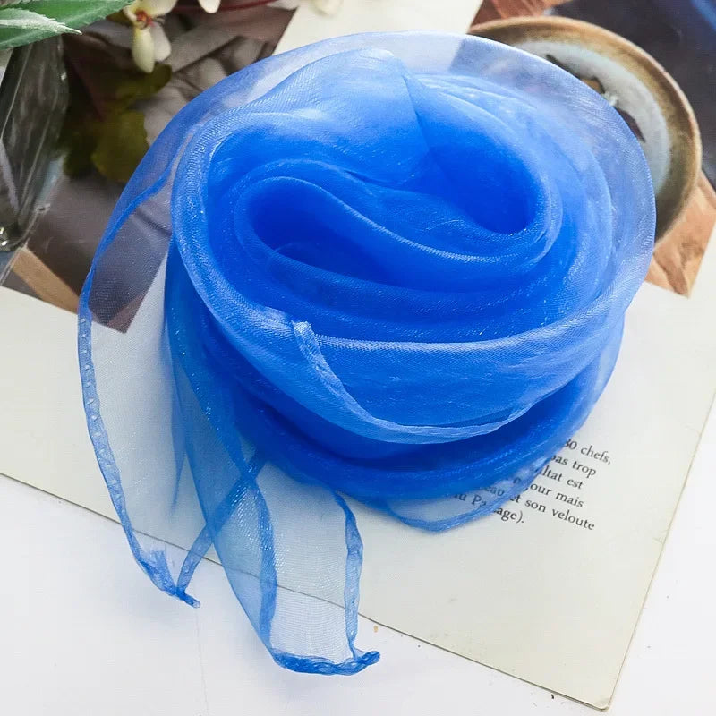 Foulard de Jonglage en Soie - 60cm, 21 Couleurs Vives