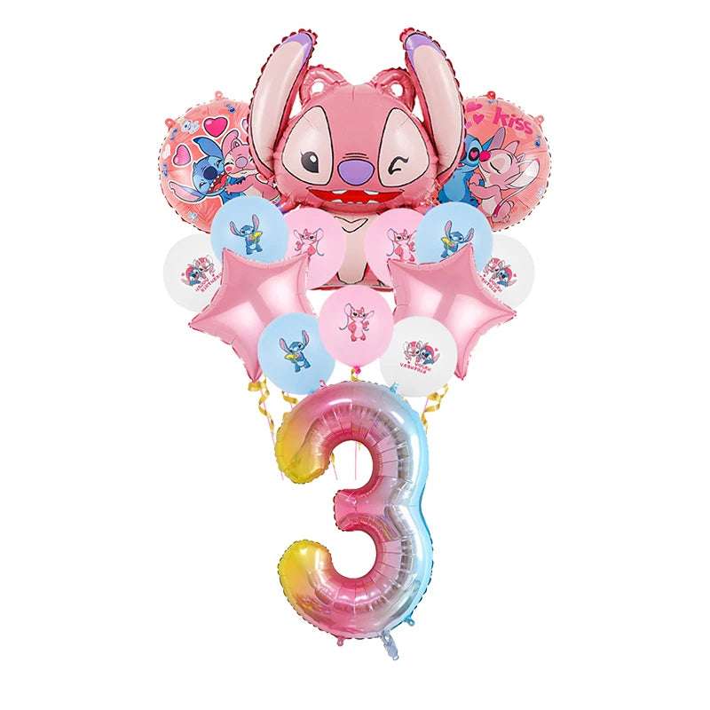 Ensemble Anniversaire Lilo & Stitch Fête Disney Fille