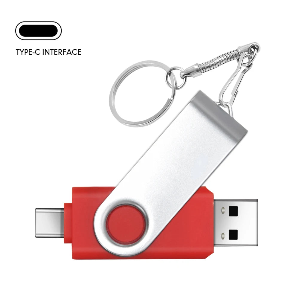 Clé USB 2 en 1 KFHIREW 64GB Noir Créatif