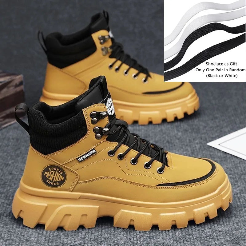 ZHIO Bottines Hommes Antidérapantes Chic