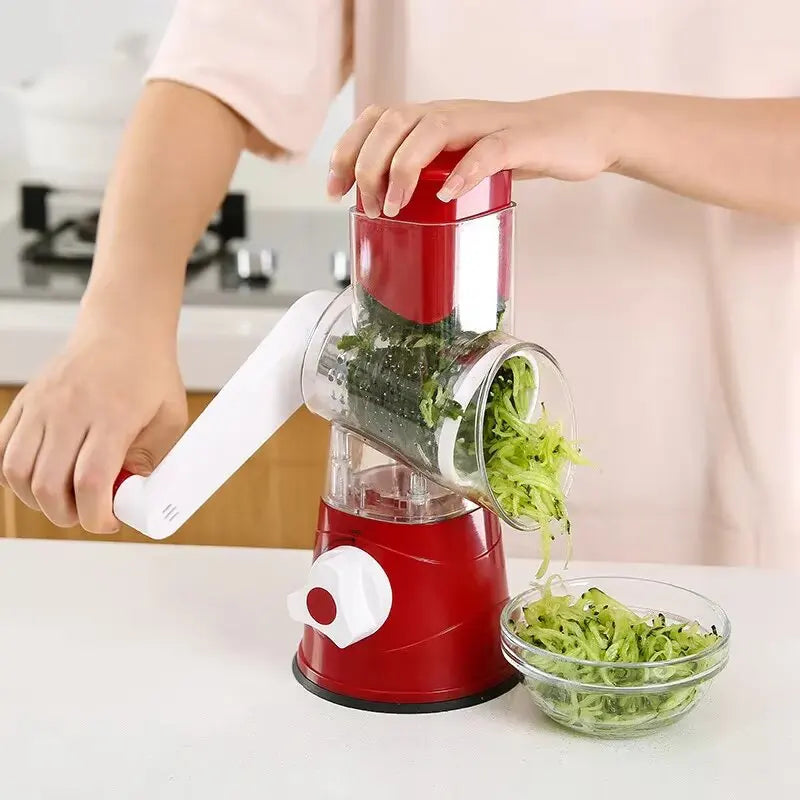 VeggieMaster: Multifunctional Drum Slicer & Shredder