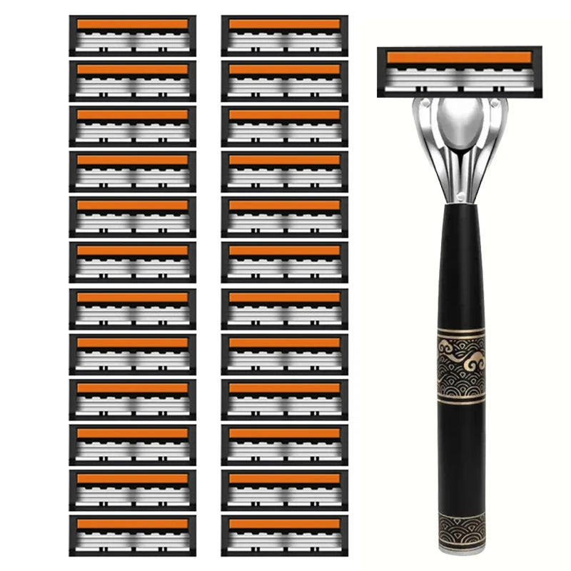 Rasoir 3 couches homme - design innovant et réutilisable