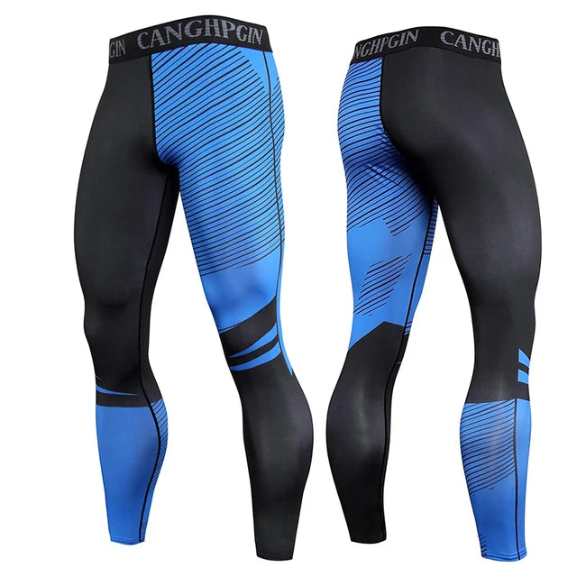 Quick-Dry Men's Fitness Leggings for All Seasons