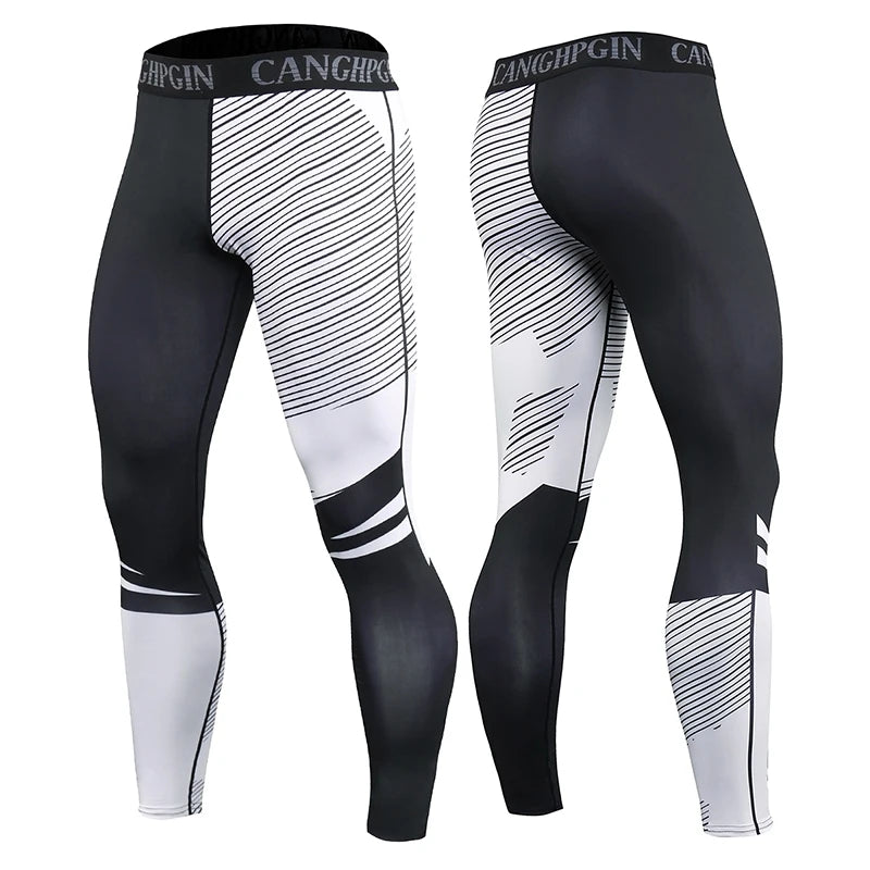 Quick-Dry Men's Fitness Leggings for All Seasons
