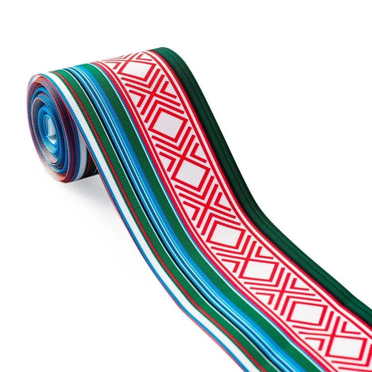 Rubans Fleurs Mexicaines 5 Yards - DIY Bows 25-75mm