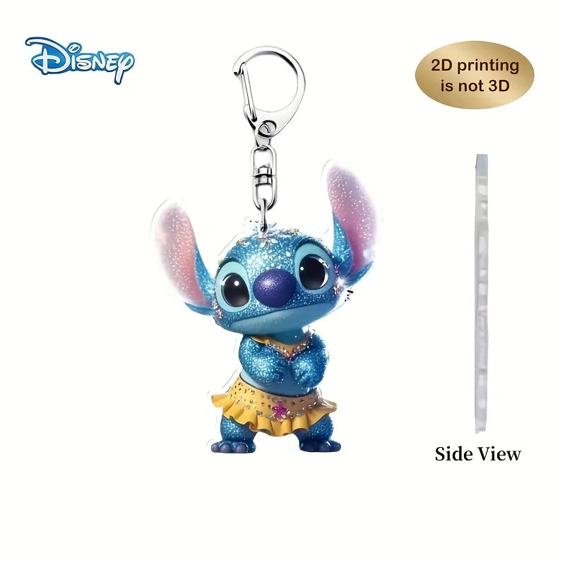 Porte-clés Lilo & Stitch Double Face Mignon 5cm