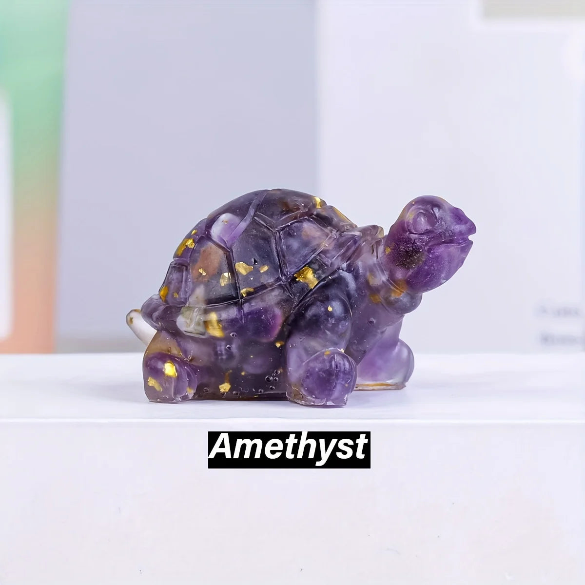 Ornement Tortue en Résine Naturelle