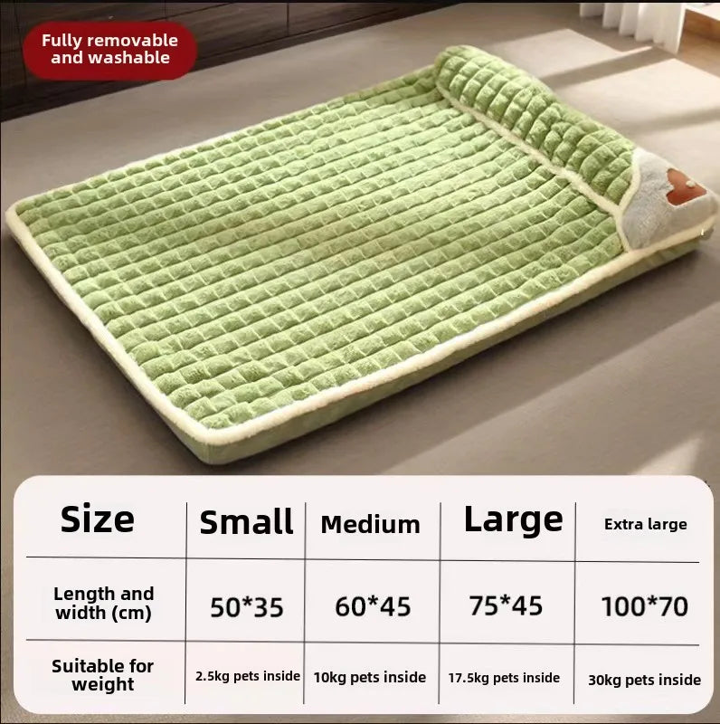 Tapis Douillet pour Chien avec Chenil Amovible