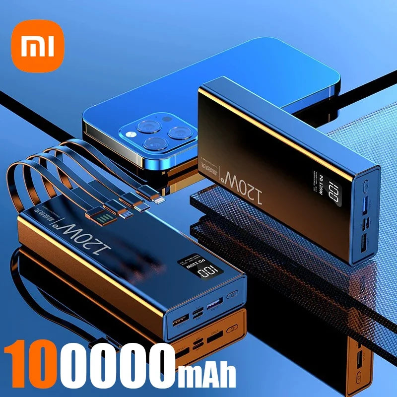 Xiaomi PowerBank 120W 4-en-1 Ultra Thin