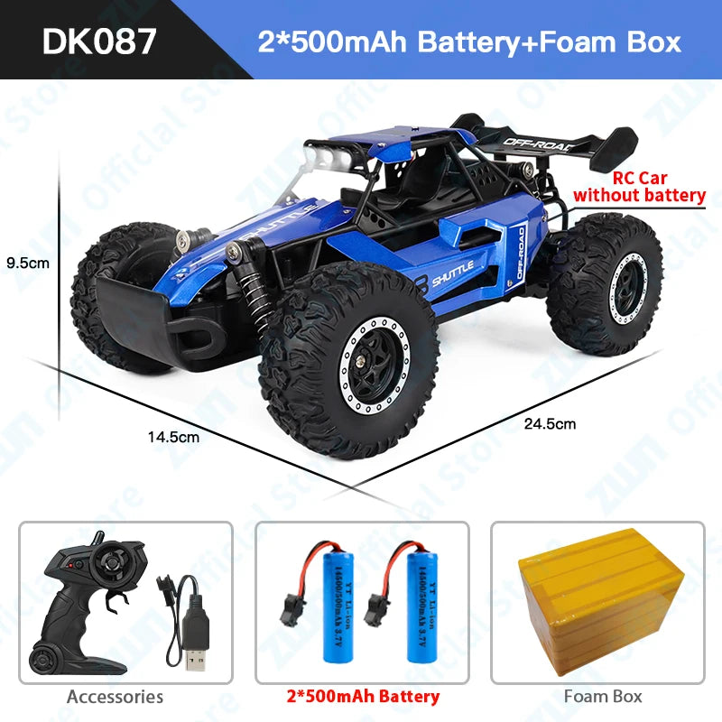 ZWN 2WD RC Tout-Terrain LED 1:16