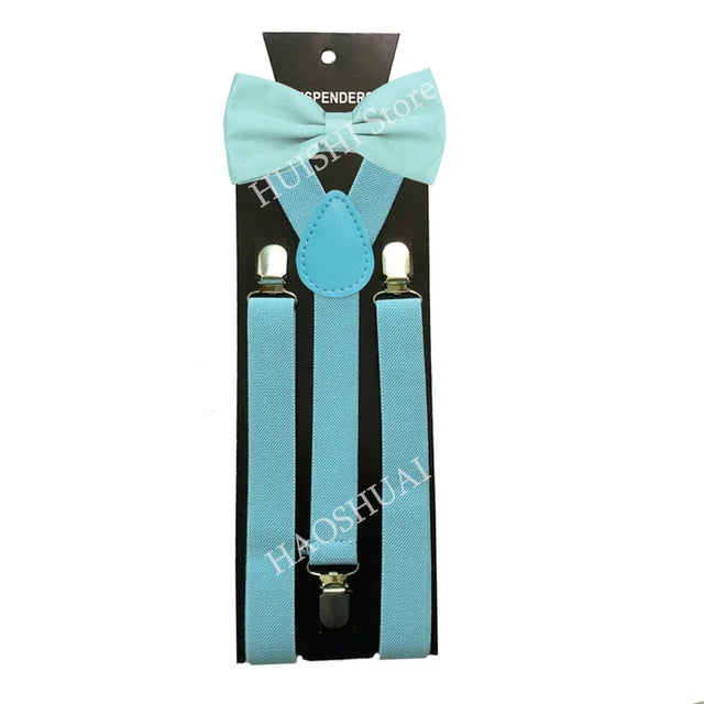 Chic Bowtie & Suspender Set for All Occasions