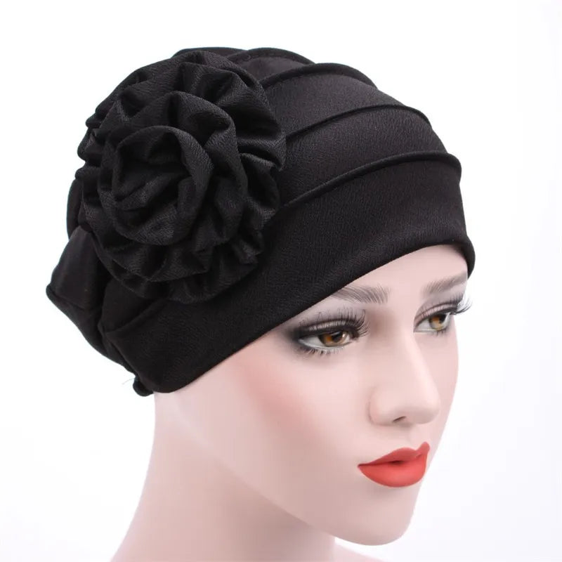 Turban Floral Élégant pour Femme