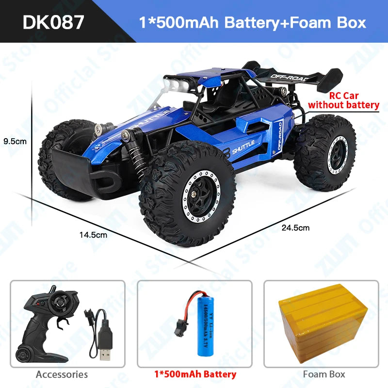 ZWN 2WD RC Tout-Terrain LED 1:16