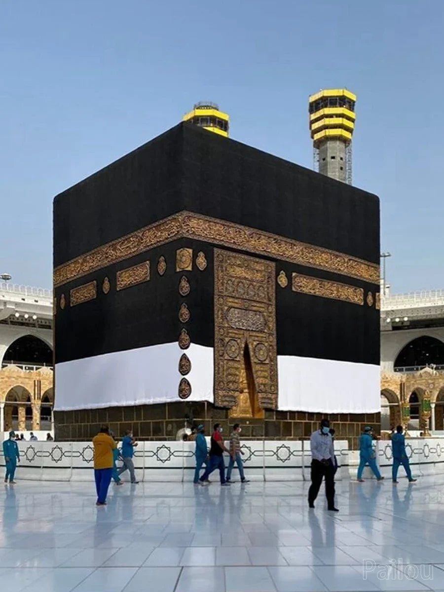 Éclat de Diamant: Mosquée de la Mecque en Mosaïque