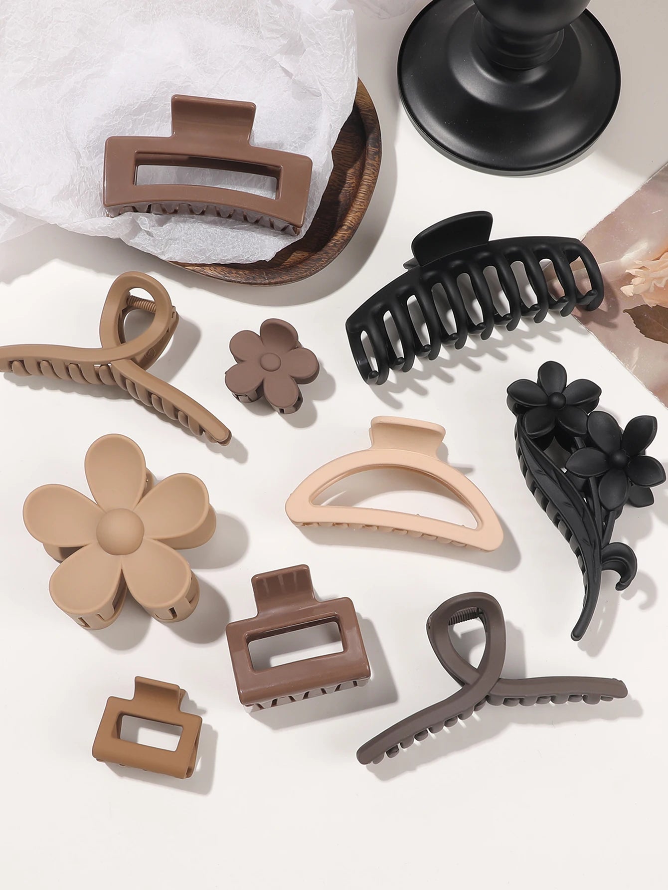 Griffes Élégantes - Pince à Cheveux Neutre