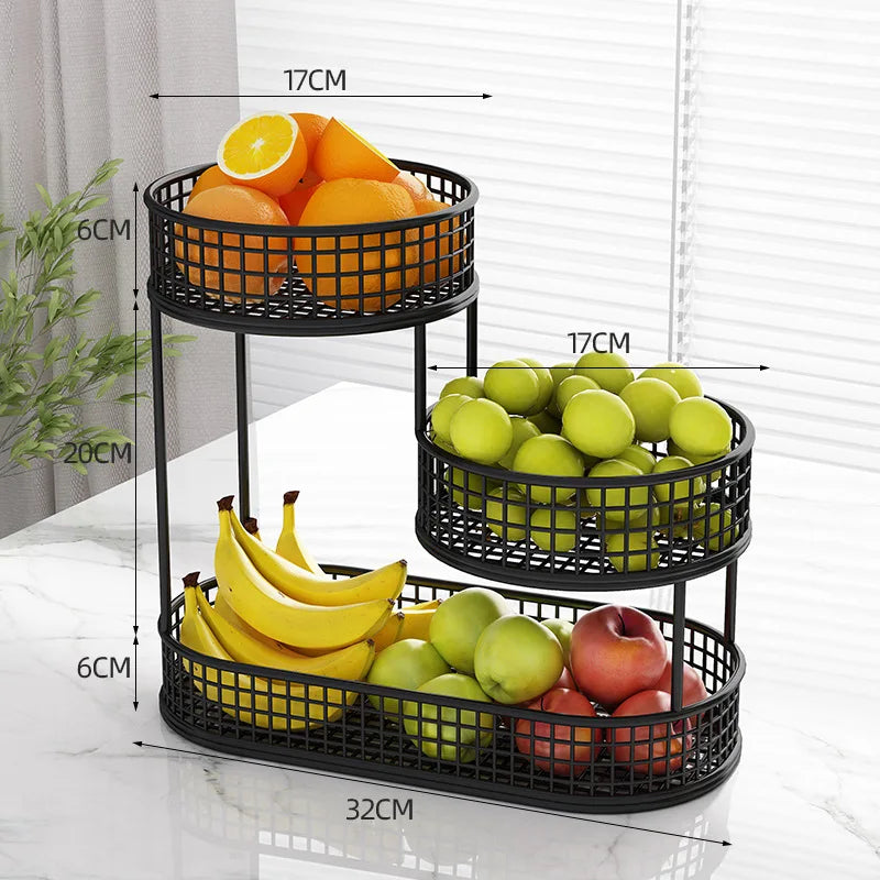 Panier à fruits en inox élégant et pratique