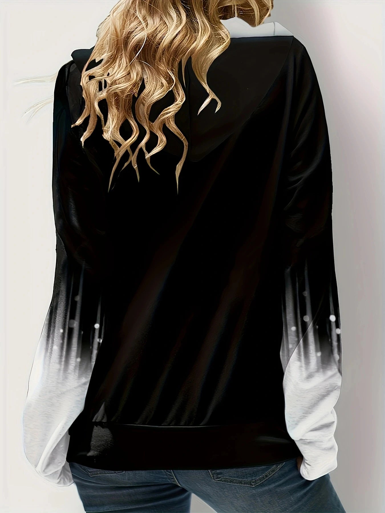 Sweat Chic Ombré à Zip Élégant