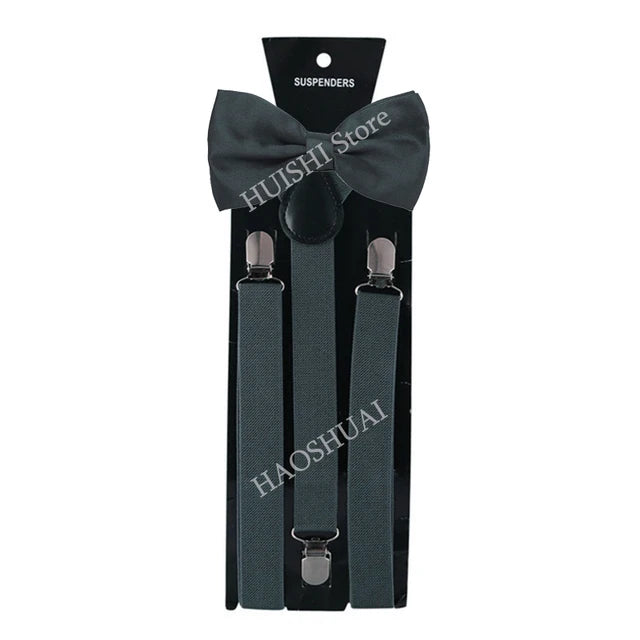 Chic Bowtie & Suspender Set for All Occasions